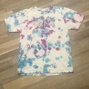 Vans Blue and Purple Tie-Dye T-Shirt